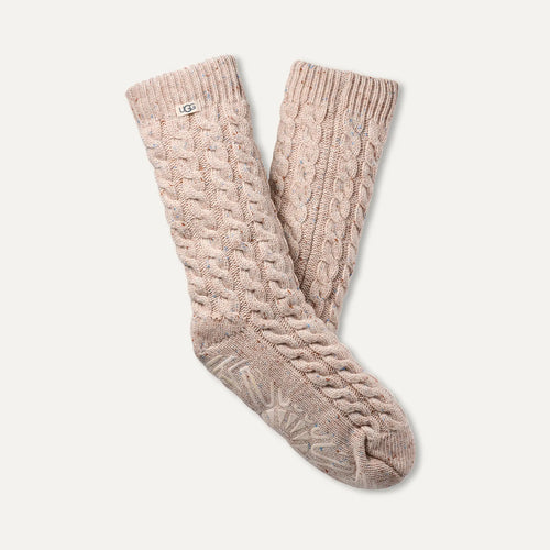 Sosete UGG Elowyn Cable Knit Fleece Lined