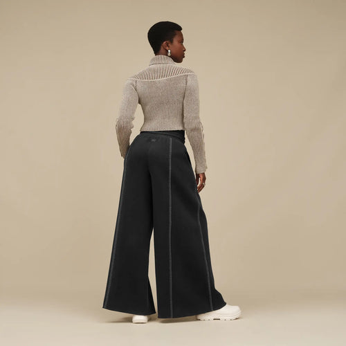 Pantaloni UGG Classic Wide Leg Negru