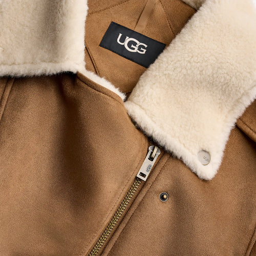 Jacheta UGG Finnian Luxefluff Moto
