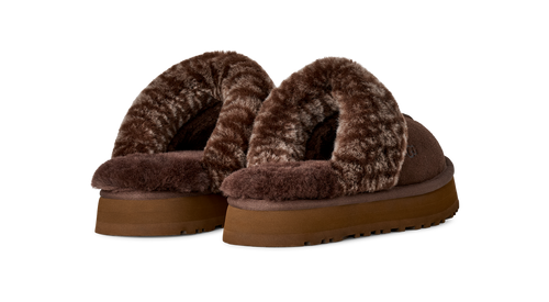 Papuci UGG Disquette Printed Maro