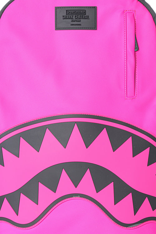 Rucsac Sprayground Shark Central White Stencil Shark