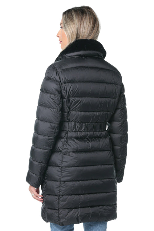 Jacheta Michael Kors Longline Packable Negru