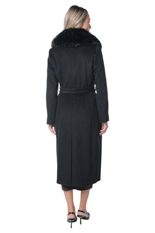 Palton Michael Kors Belted Robe Negru