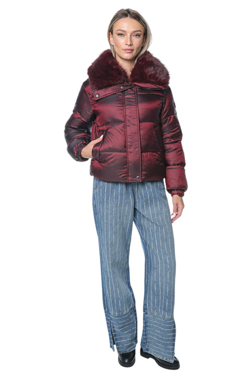 Jacheta Michael Kors Short Puffer Fur
