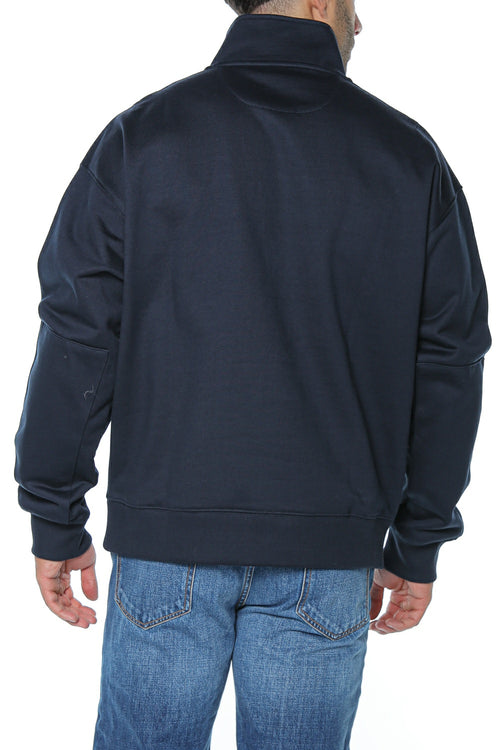 Bluza Michael Kors Satin Patch Mock Neck