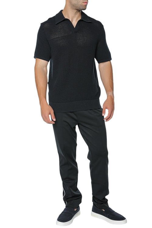 Tricou polo Michael Kors Txtr Johnny Collar