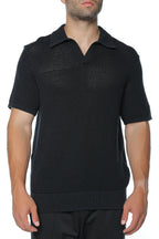 Tricou polo Michael Kors Txtr Johnny Collar
