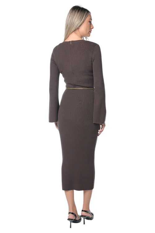 Rochie Michael Kors Vnk Bell Slv Merino Maro