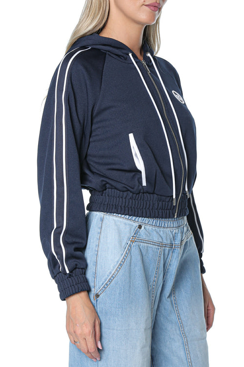 Jacheta Michael Kors Piqué Contrast Zip-Up Track