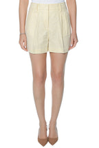 Pantaloni Scurti Michael Kors Pleated Linen