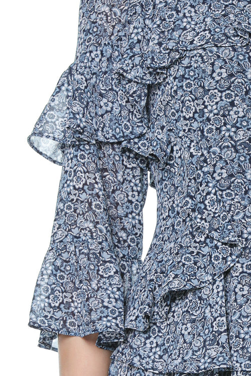 Rochie Michael Kors Floral Ruffle Mini