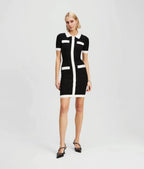 Rochie KARL LAGERFELD Polo Contrast