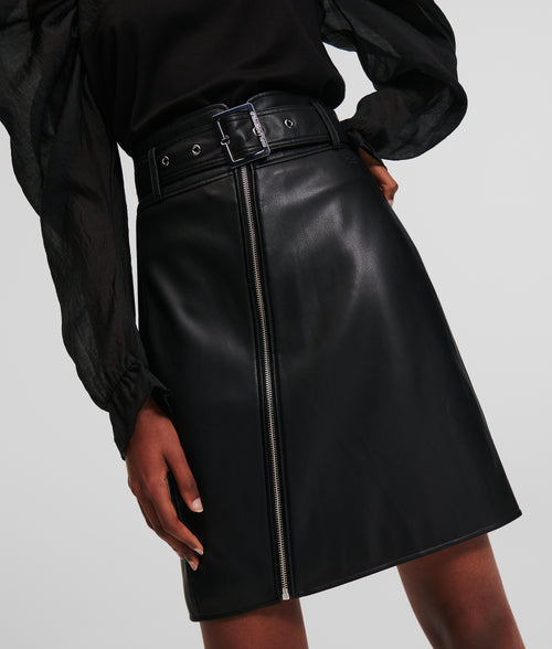 Fusta KARL LAGERFELD Faux W/Zip
