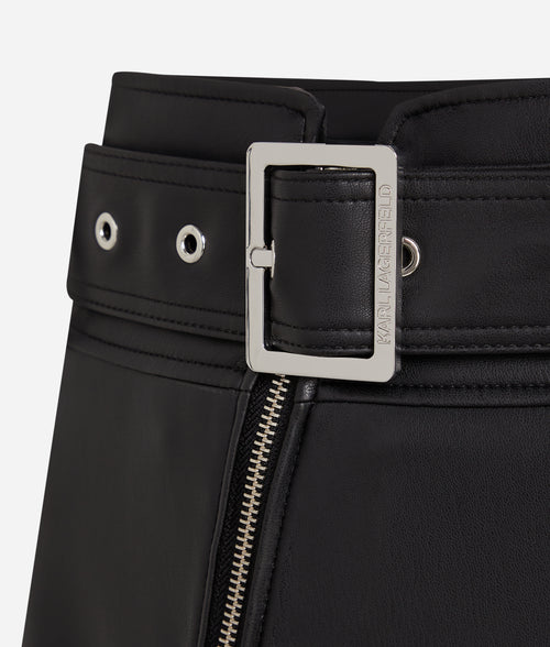 Fusta KARL LAGERFELD Faux W/Zip