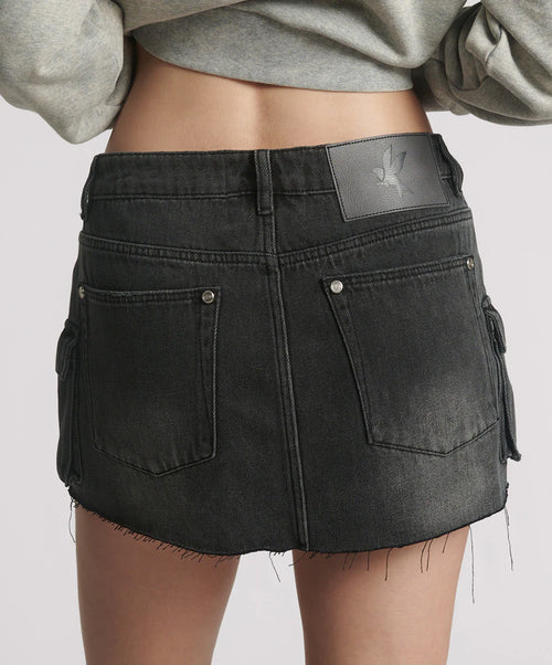 Fusta ONETEASPOON Faded Sloane Cargo Denim