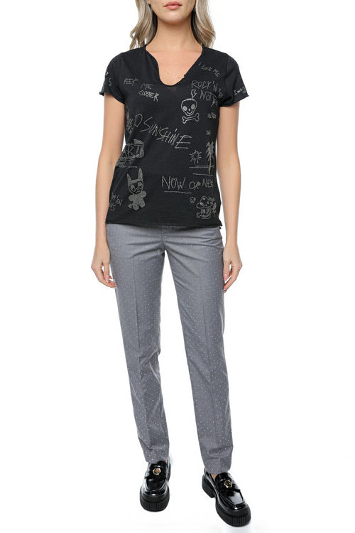 Pantaloni Zadig&Voltaire Panny Tailleur Strass