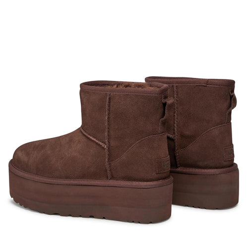 Cizma UGG Classic Mini Platform Maro