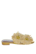Sandale Kurt Geiger London Raffia Buckle Flat