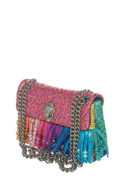 Geanta Kurt Geiger London Mini Kensington Fringe