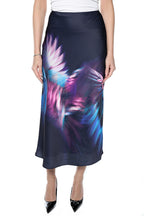 Fusta Ted Baker Gilao Printed Midi Bias Cut Sk