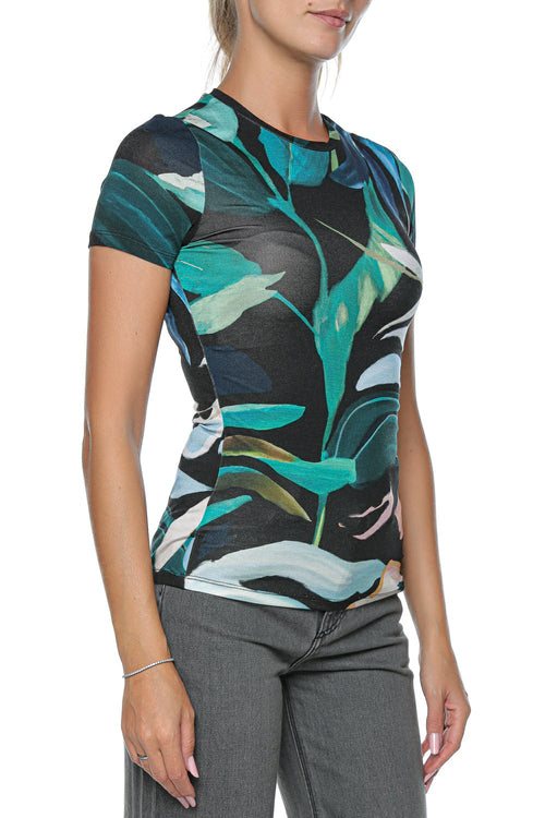 Tricou Ted Baker Haiiley Printed Fitted