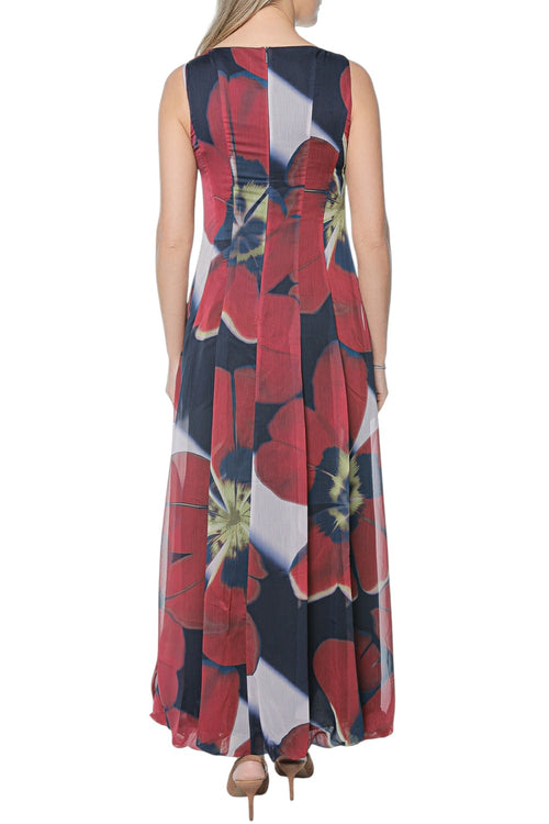 Rochie Ted Baker Laynia Printed Seam Detail Bubble Hem Midi Dres