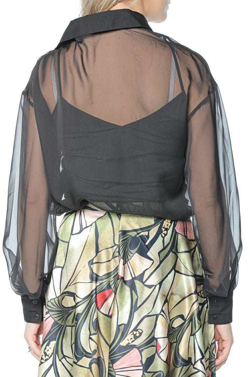 Camasa Ted Baker Rasiia Printed Bib Detail