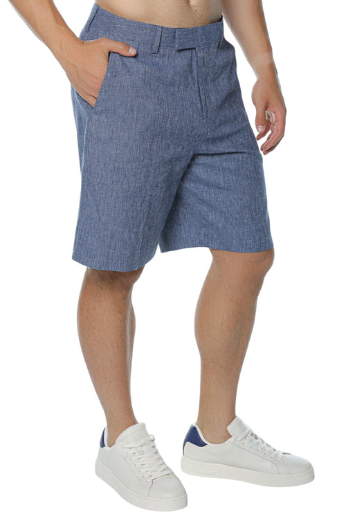 Pantaloni Scurti Ted Baker Givran Slim Fit Linen Blend