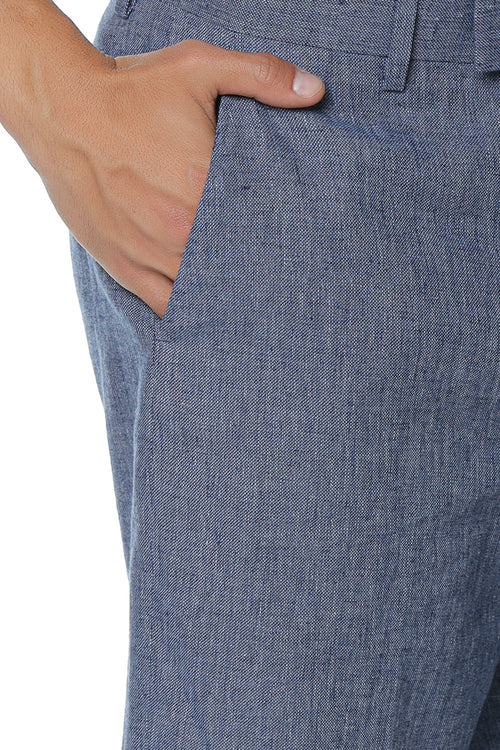 Pantaloni Scurti Ted Baker Givran Slim Fit Linen Blend