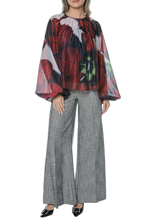 Bluza Ted Baker Elaia Printed Organza Puff