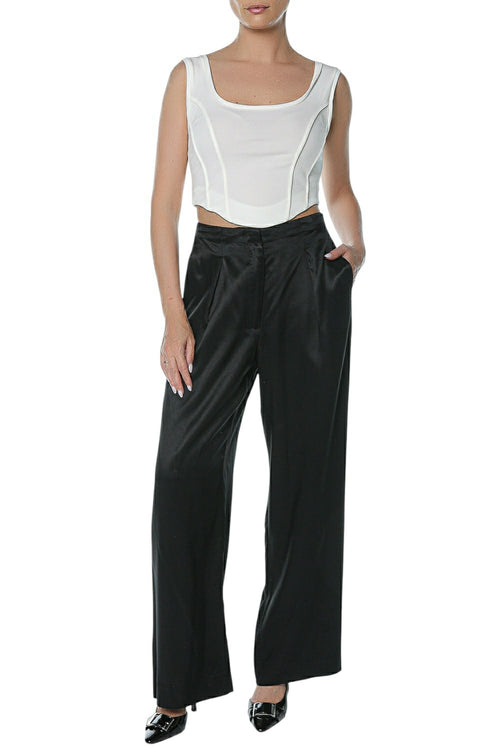 Pantaloni Ted Baker Herria Straight Leg Elastic Back