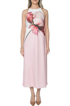 Rochie Ted Baker Lowela Floral Print Halter Neck Midi