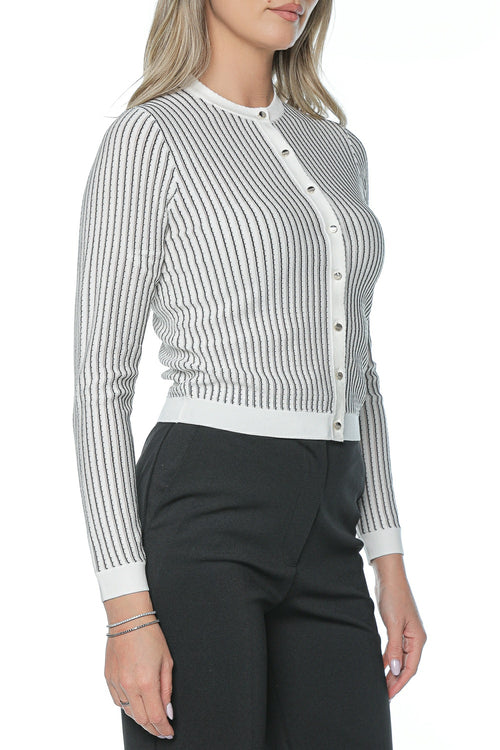 Pulover Ted Baker Nera Knitted Crew Neck Cropped
