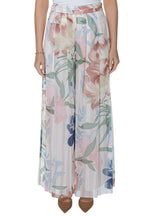 Pantaloni Ted Baker Hurta Printed Wide Leg Pleated