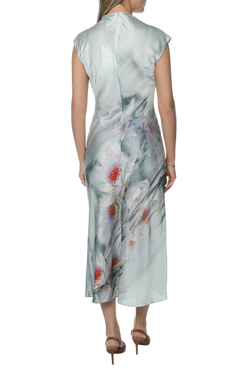 Rochie Ted Baker Shayyla Draped Neck Printed Midi