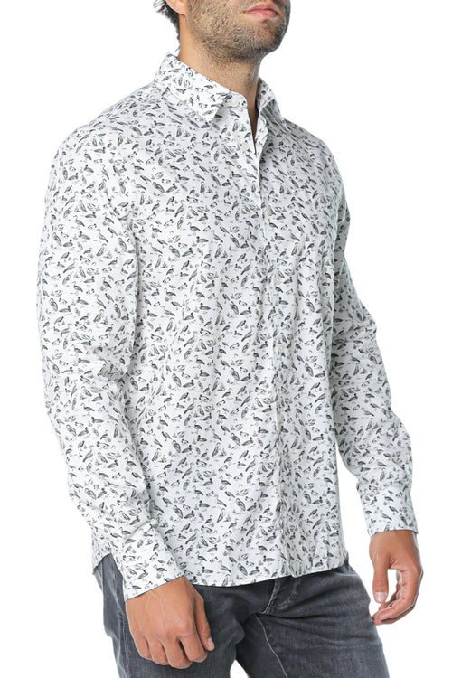 Camasa Ted Baker Bothwik Ls Regular Mini Duck Print