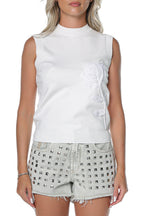 Top Ted Baker Nyeli Knitted Organza Applique