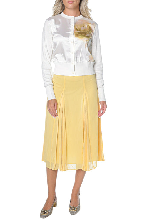 Fusta Ted Baker Renela Midi With Pleat Detail
