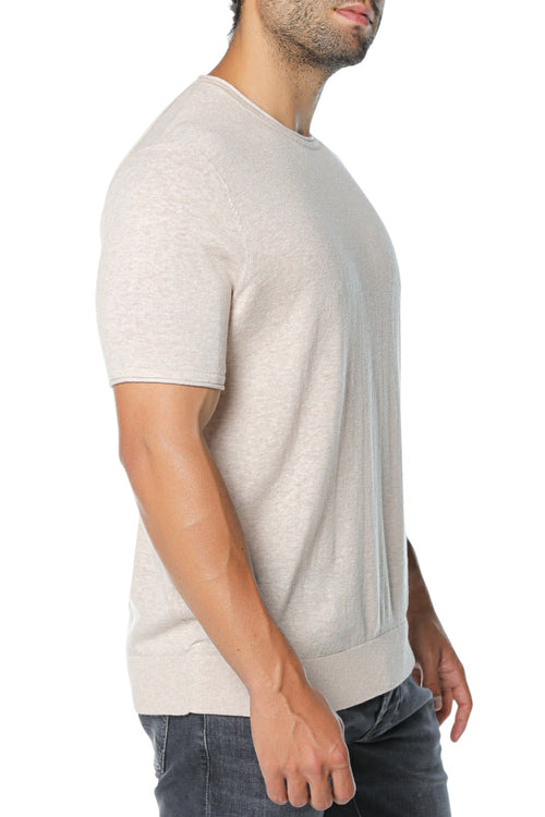Tricou Ted Baker Curran Ss Linen Blend Roll Edge