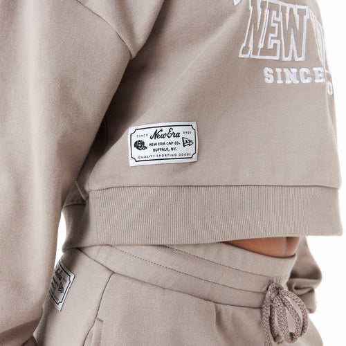 Hanorac New Era Arch Wordmark Crop Hoody