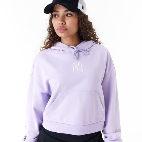 Hanorac New Era New York Yankees Mlb Lifestyle Crop Hoodie