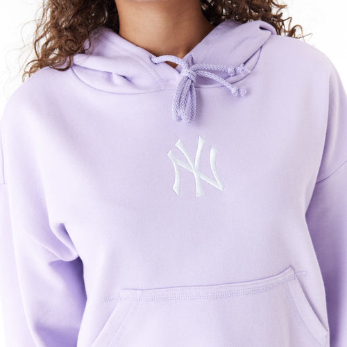 Hanorac New Era New York Yankees Mlb Lifestyle Crop Hoodie