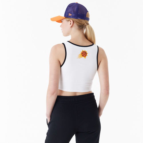Top New Era Phoenix Suns Nba Team Wordmark Crop Tank