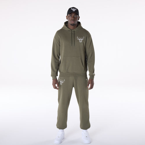 Hanorac New Era Chicago Bulls Nba League Oversized Hoodie