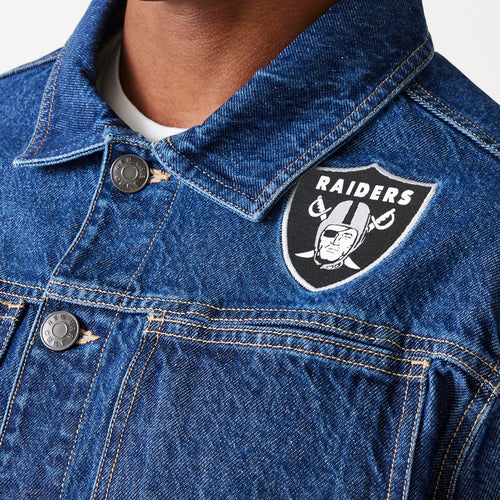 Jacheta New Era Las Vegas Raiders Nfl Denim
