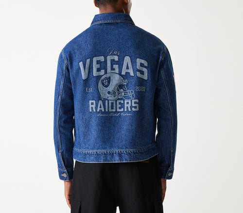 Jacheta New Era Las Vegas Raiders Nfl Denim