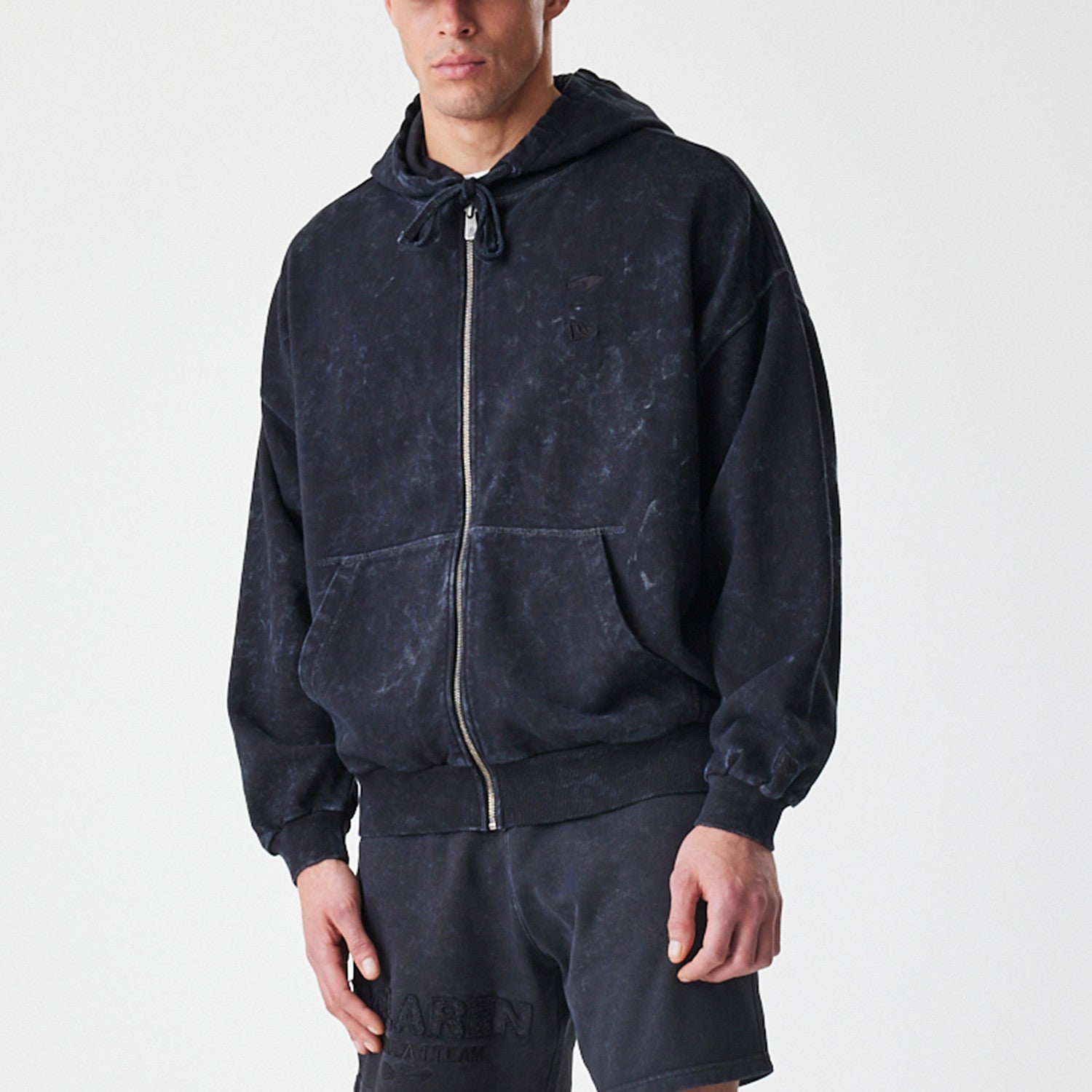 Hanorac New Era Mclaren Racing Washed Oversized Full Zip Hoodie