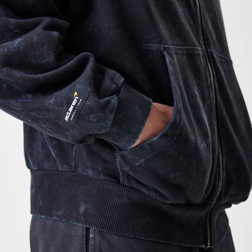Hanorac New Era Mclaren Racing Washed Oversized Full Zip Hoodie