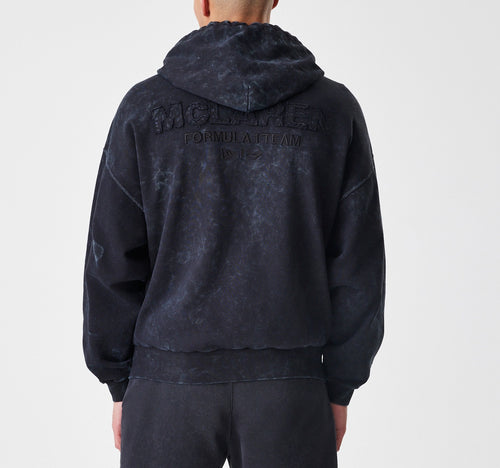 Hanorac New Era Mclaren Racing Washed Oversized Full Zip Hoodie