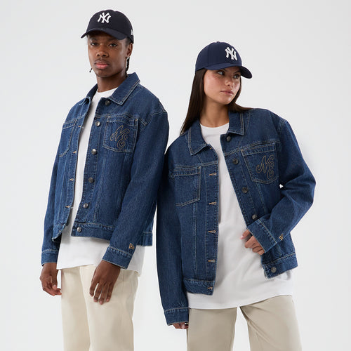 Jacheta New Era Script Denim